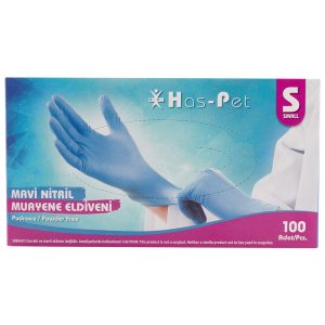 Haspet Mavi Nitril Muayene Eldiveni