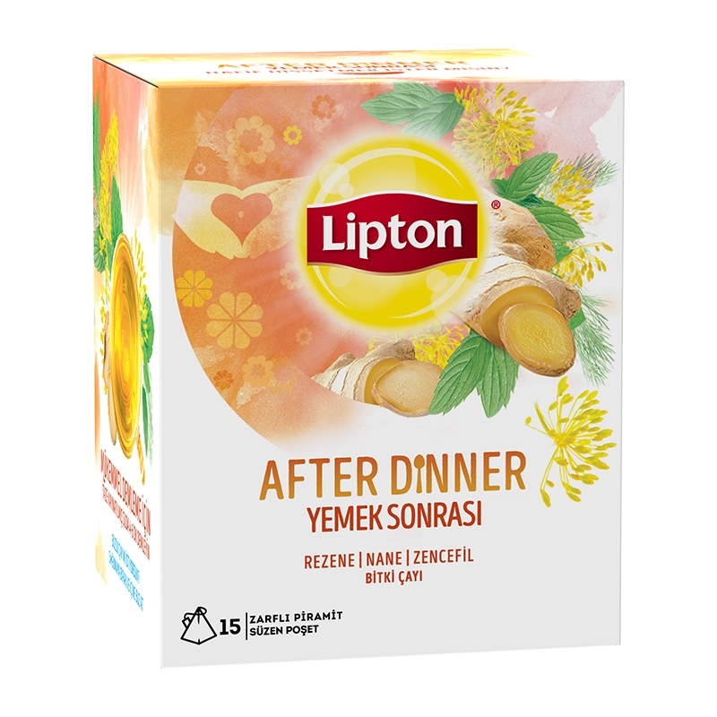 Lipton After Dinner Bardak Poşet Bitki Çayı 15'li 22,5 G