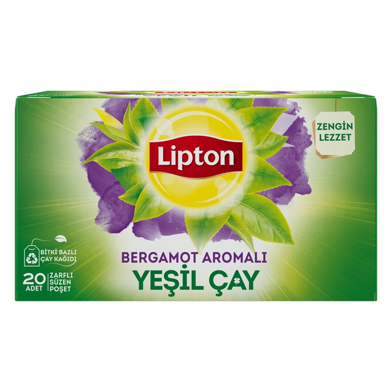 Lipton Bergamotlu Yeşil Çay 20'li Bitki Çayı