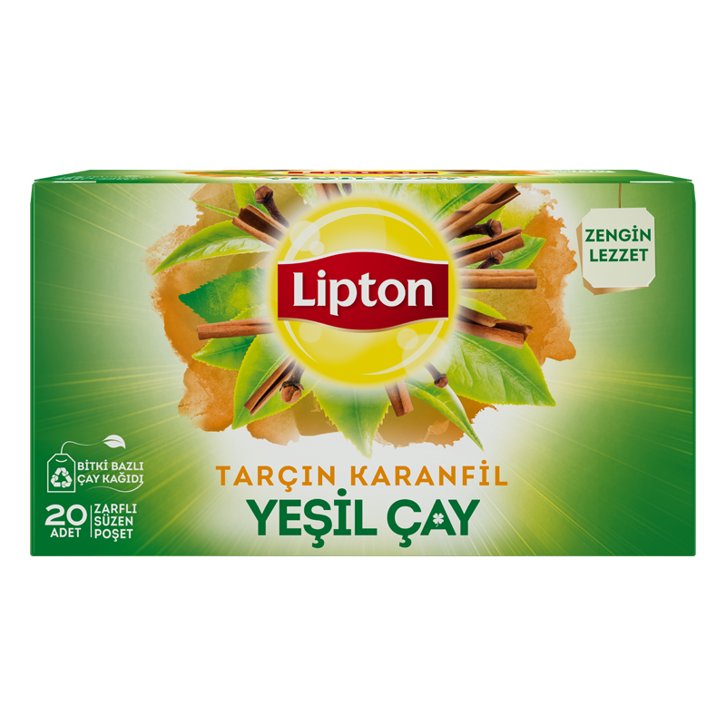 Lipton Karanfil ve Tarçınlı Yeşil Çay 20'li Bitki Çayı