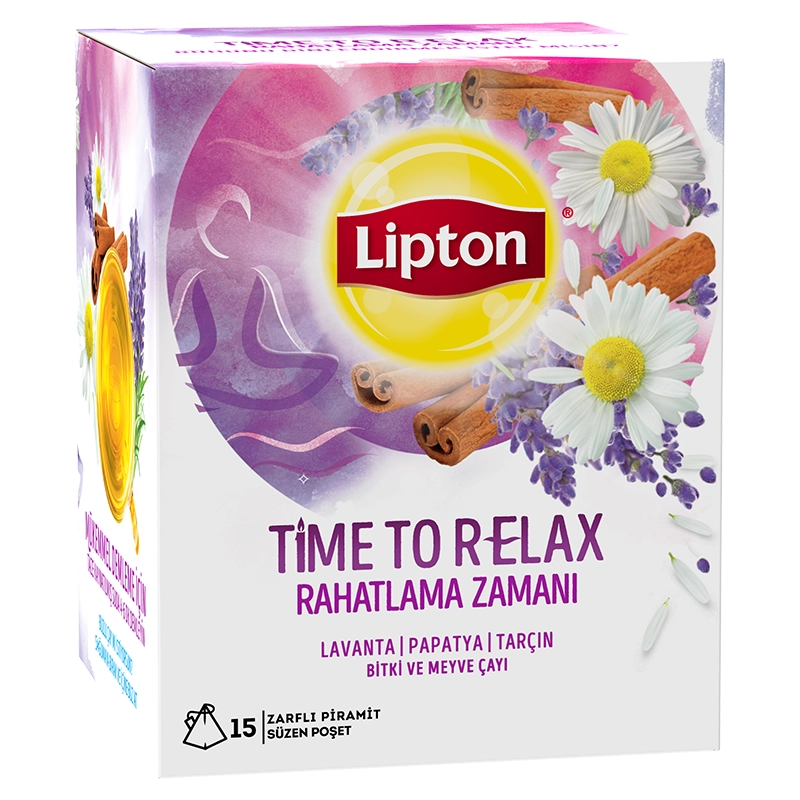 Lipton Time To Relax 15'li Bardak Süzen Poşet Çay