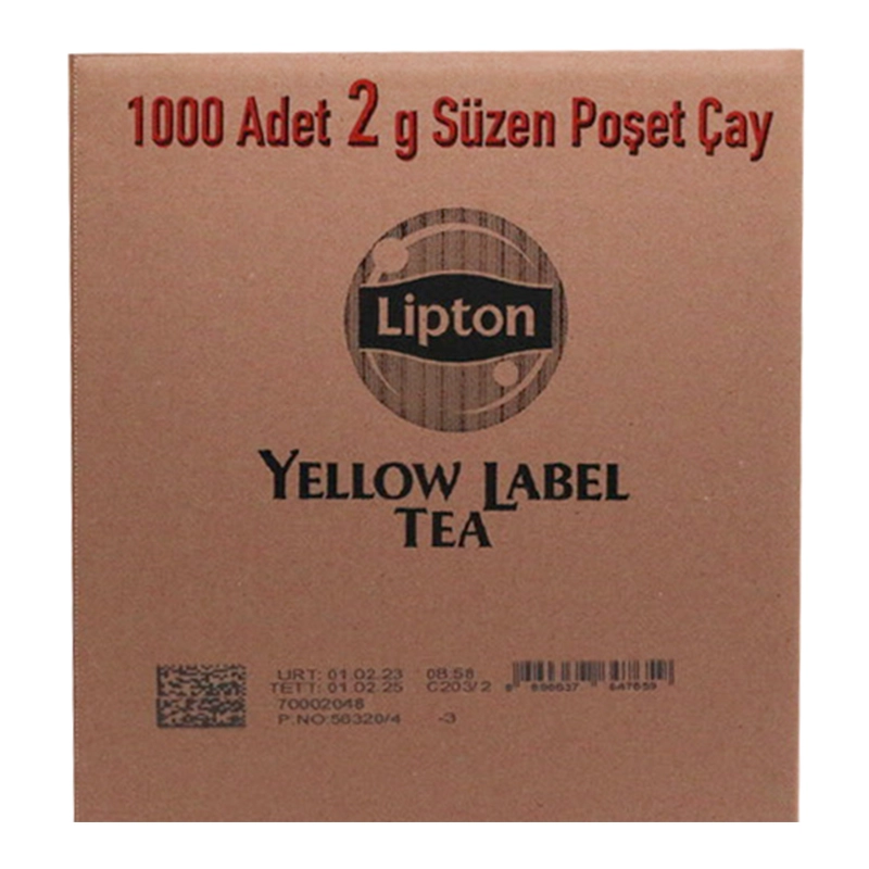 Lipton Yellow Label Bardak Poşet Çay 2gr 1000li 70002048