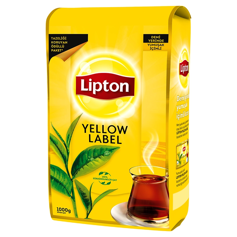Lipton Yellow Label Dökme Siyah Çay 1000 G