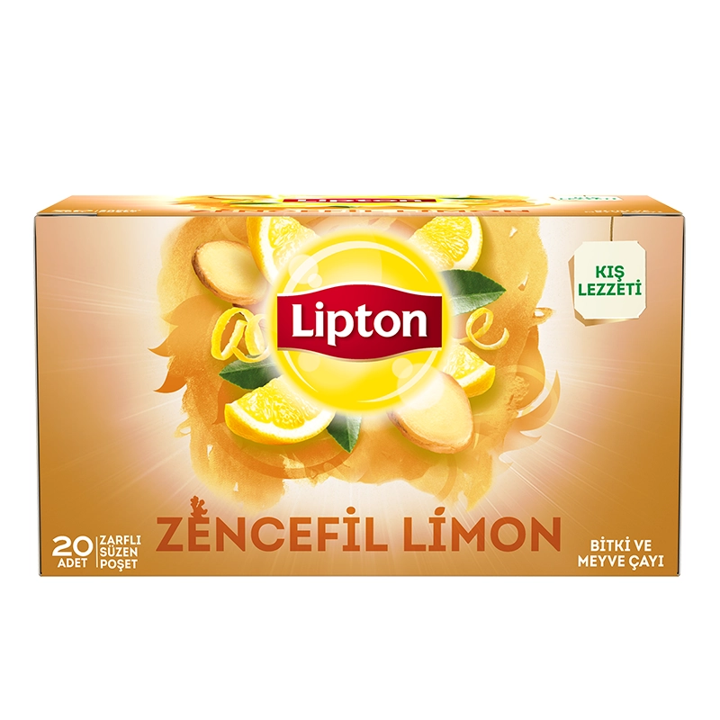 Lipton Zencefil & Limon Bardak Poşet Çay 20'li