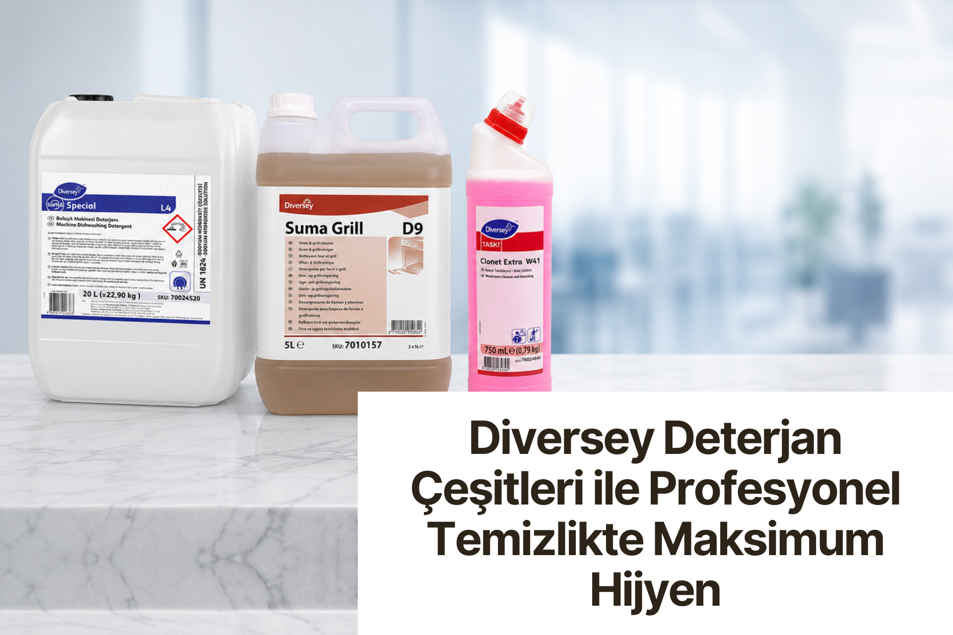 Diversey Deterjan Çeşitleri
