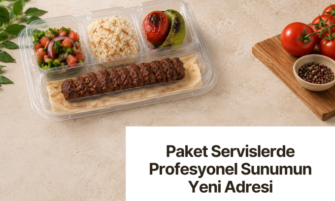 Limera 4 Bölmeli Kebab Kabı